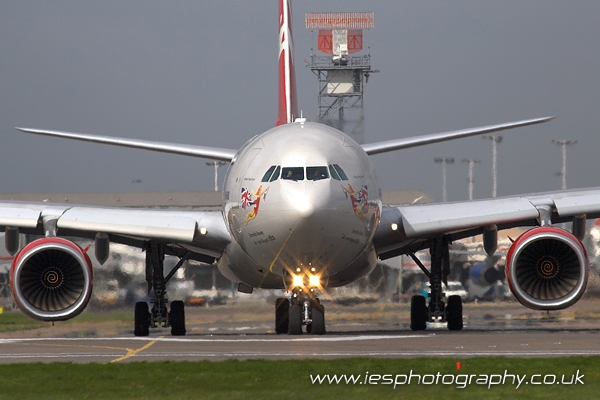 Virgin Atlantic VIR 0002.jpg - Virgin Atlantic A340 - Order a Print Below or email info@iesphotography.co.uk for other usage